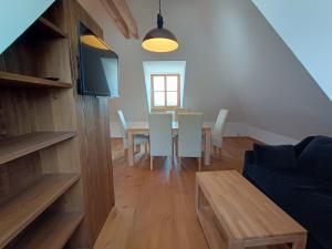 Posezení v ubytování Apartmány Malý mnich