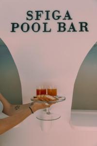 Blue Island hotel Santorini的酒水