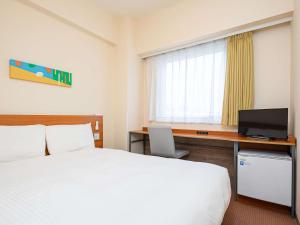 TV a/nebo společenská místnost v ubytování Comfort Inn Niigata Chuo Inter