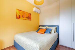 Posteľ alebo postele v izbe v ubytovaní Great sea view apartment kokkini hani