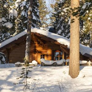 White mountain Lodge v zimě