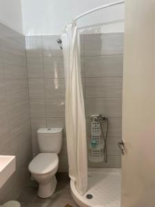 Koupelna v ubytování NAFSIKA Apartments
