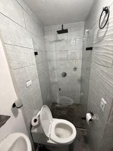 Koupelna v ubytování Hostal Del Cielo