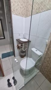 Um banheiro em Pousada Giro das dunas