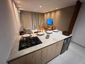 Η κουζίνα ή μικρή κουζίνα στο Villa Manah - 113