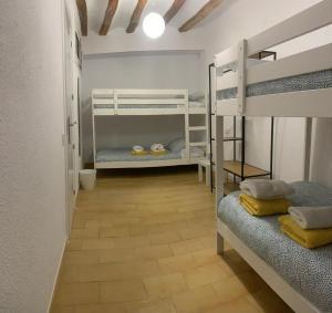 Postel nebo postele na pokoji v ubytování Casa rural Entre Dos Rios