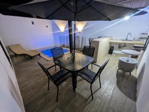 Posezení v ubytování Residencia en Mérida, Yucatán