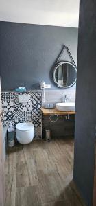 Koupelna v ubytování Apartmány Špacír 3