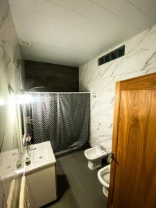 Koupelna v ubytování Quinta Las Margaritas