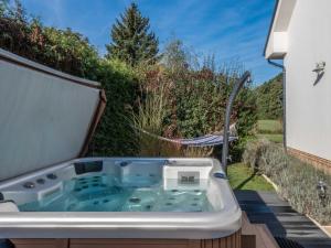 Piscina a Chalet in Roprachtice near Ski Slopes o a prop
