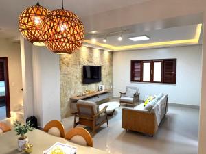 TV/trung tâm giải trí tại Beach House