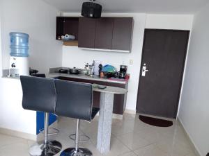 Kuchyň nebo kuchyňský kout v ubytování Ibiza Playa Corona