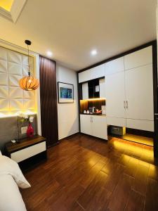 Kuchyň nebo kuchyňský kout v ubytování Art Hotel Ha Noi