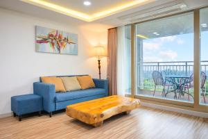 Posezení v ubytování Jeju M Resort