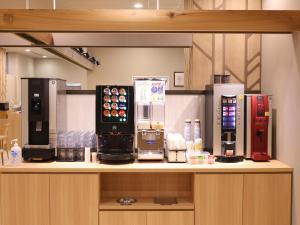 A cozinha ou cozinha compacta de Dormy Inn Wakkanai