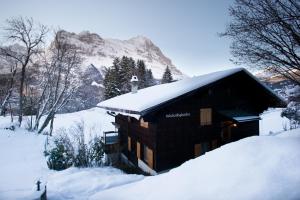 Το MOM - Alpine Boutique Apartments, Grindelwald gletscher, Eiger View Terrace Studio τον χειμώνα