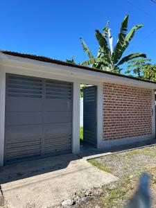 Bygningen som feriehuset ligger i