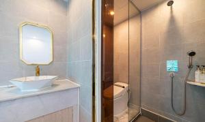 Koupelna v ubytování Gwangalli Hotel primavera in Busan
