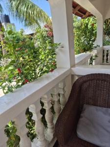 Balkón nebo terasa v ubytování Ellavita Cottages Nungwi