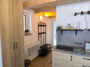 Kuchyň nebo kuchyňský kout v ubytování Tiny House Stříbrnice