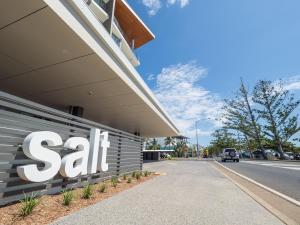 a sap sign on the side of a building at Salt Yeppoon in Yeppoon
