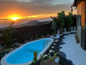 Naturlandskabet i nærheden af villaen