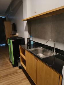Dapur atau dapur kecil di T3 Residence