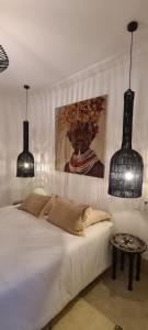Postel nebo postele na pokoji v ubytování Riad Amaya + 37 fotografií