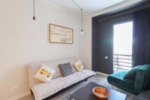 Postel nebo postele na pokoji v ubytování Super Bright&Stylish Apartment In Gudauri