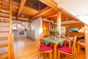 Η κουζίνα ή μικρή κουζίνα στο Ferienwohnung Rosengarten