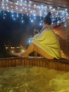 Επισκέπτες που μένουν στο Domek z Jacuzzi w Cenie -Solina