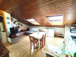 Η κουζίνα ή μικρή κουζίνα στο Mansarda Anna e Marco