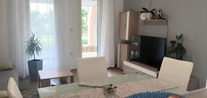 Posezení v ubytování Apartment Steblaj