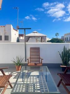 Coliving Villa El Gago的阳台或露台