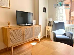 TV a/nebo společenská místnost v ubytování Dos Torres Faramir + 9 fotografií