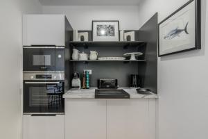 Kuchnia lub aneks kuchenny w obiekcie Apartamento sobre el rio Guadiana