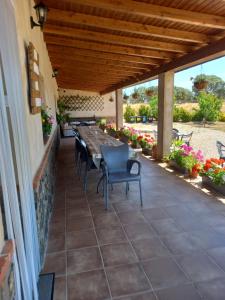Balkon lub taras w obiekcie CASA RURAL LA HOJA EL VALLE