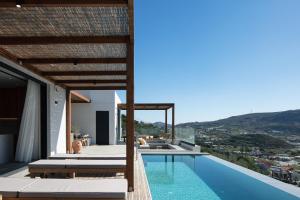 Villa con piscina y vistas en Villa Hestia, en Rethymno