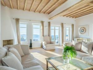Posezení v ubytování Villa Vanita Agios Ioannis Mykonos