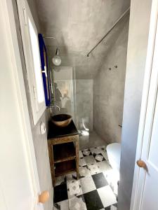 Koupelna v ubytování Villa Vanita Agios Ioannis Mykonos