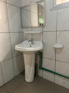 Koupelna v ubytování Motel Africa pas Chers