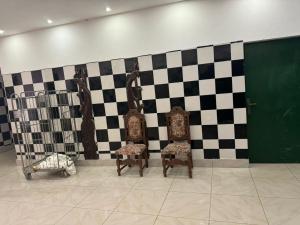 Koupelna v ubytování Motel Africa pas Chers