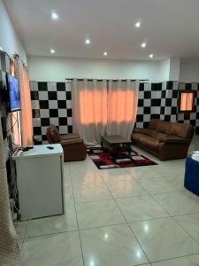Posezení v ubytování Motel Africa pas Chers