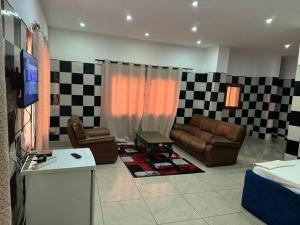 Posezení v ubytování Motel Africa pas Chers