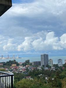 a view of a city with buildings and the ocean at SAMO GUEST Home in Kapreshumi +13 photos