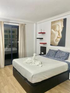 Posteľ alebo postele v izbe v ubytovaní Vivienda Vacacional Krises + 31 fotografií