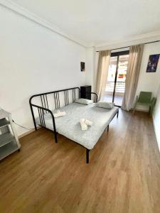 Posteľ alebo postele v izbe v ubytovaní Vivienda Vacacional Krises