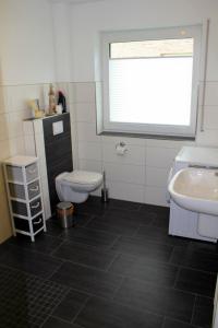Koupelna v ubytování Wohnung 57