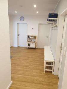 Kuchyň nebo kuchyňský kout v ubytování Wohnung 59