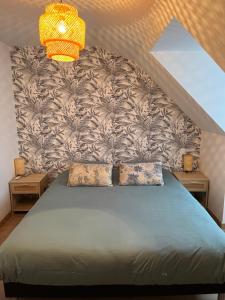 Postel nebo postele na pokoji v ubytování Appartement cosy et chaleureux